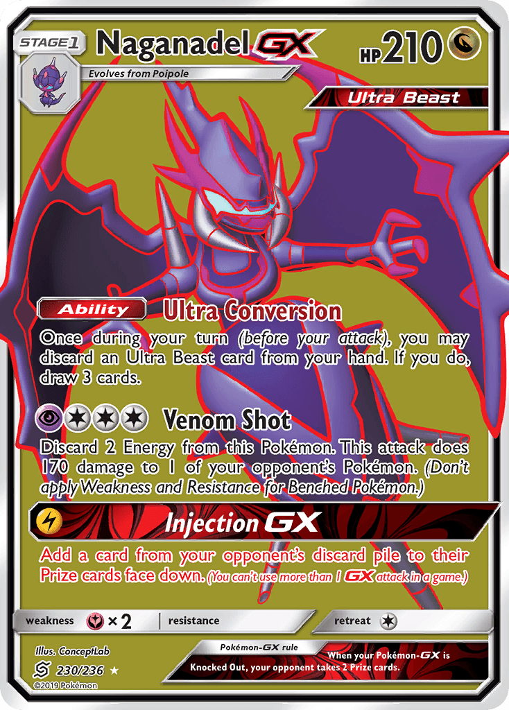 Naganadel-GX Unified Minds card