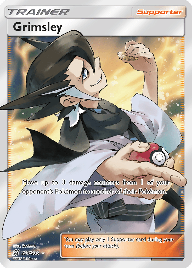 Grimsley 宝可梦 card