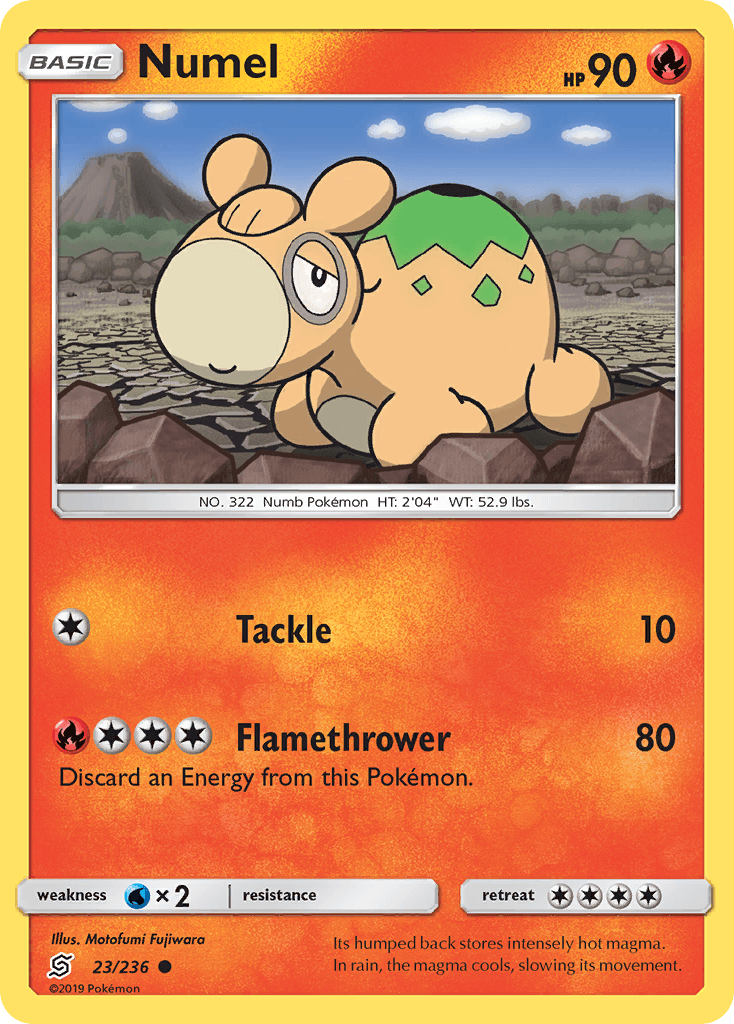 Numel 宝可梦 card