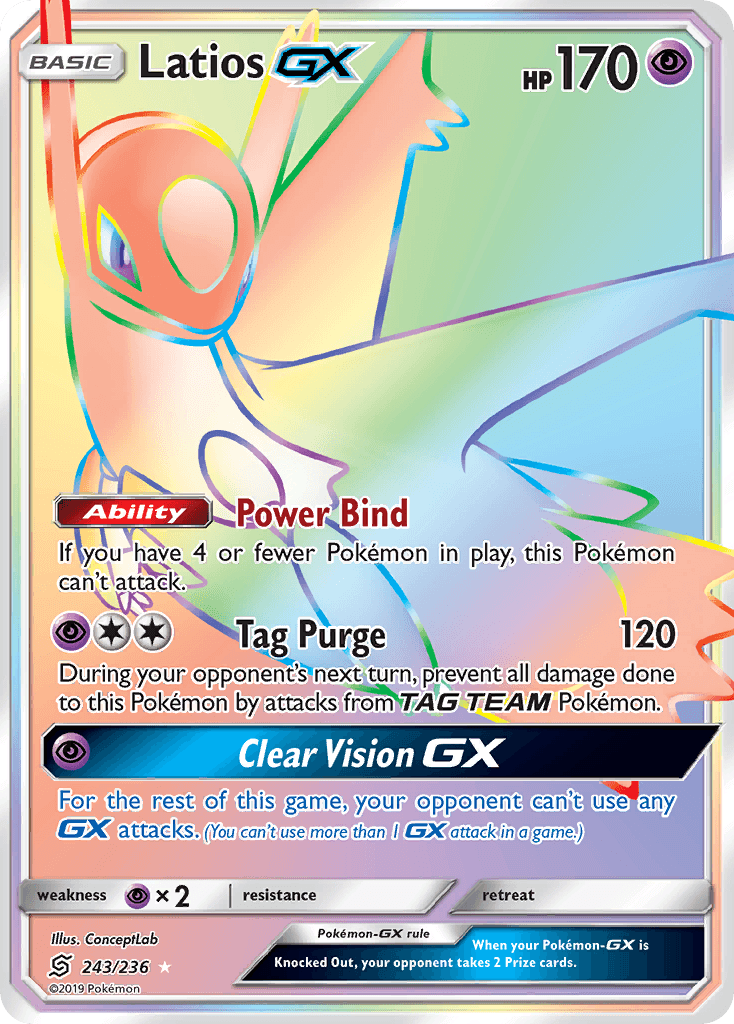 Latios-GX Unified Minds card