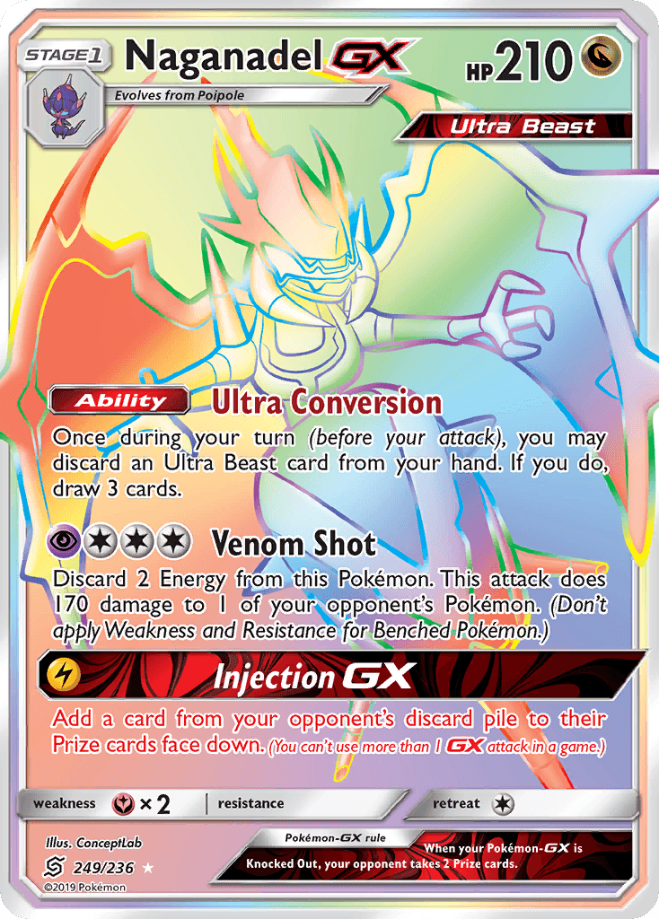 Naganadel-GX Unified Minds card
