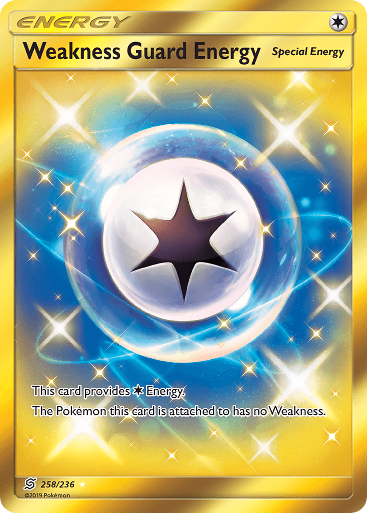 Weakness Guard Energy Unified Minds card