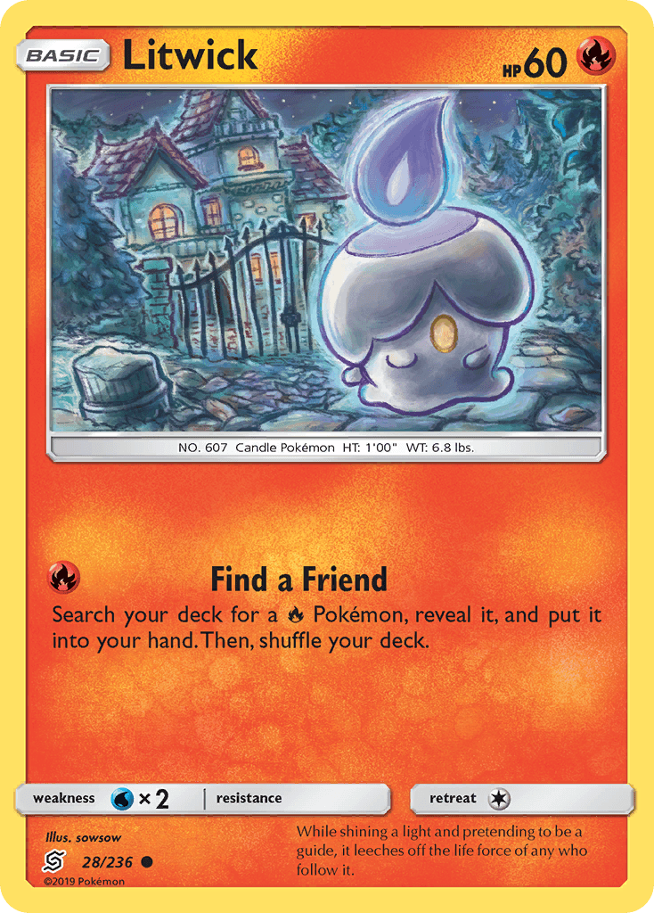 Litwick 寶可夢 card