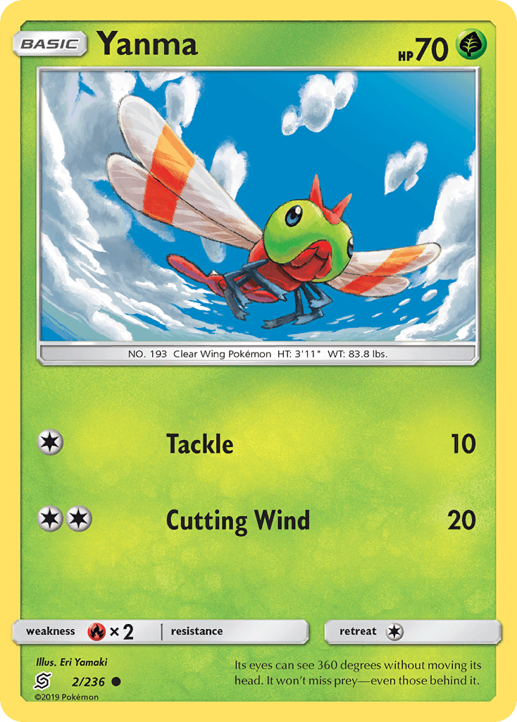 Yanma 寶可夢 card