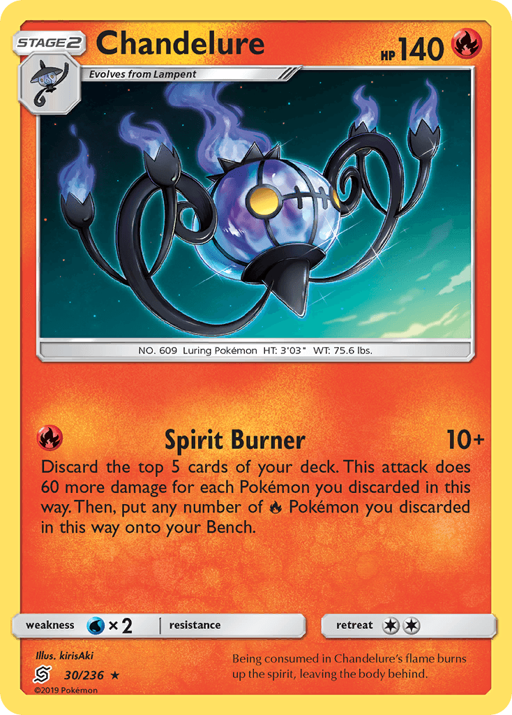 Chandelure Unified Minds card