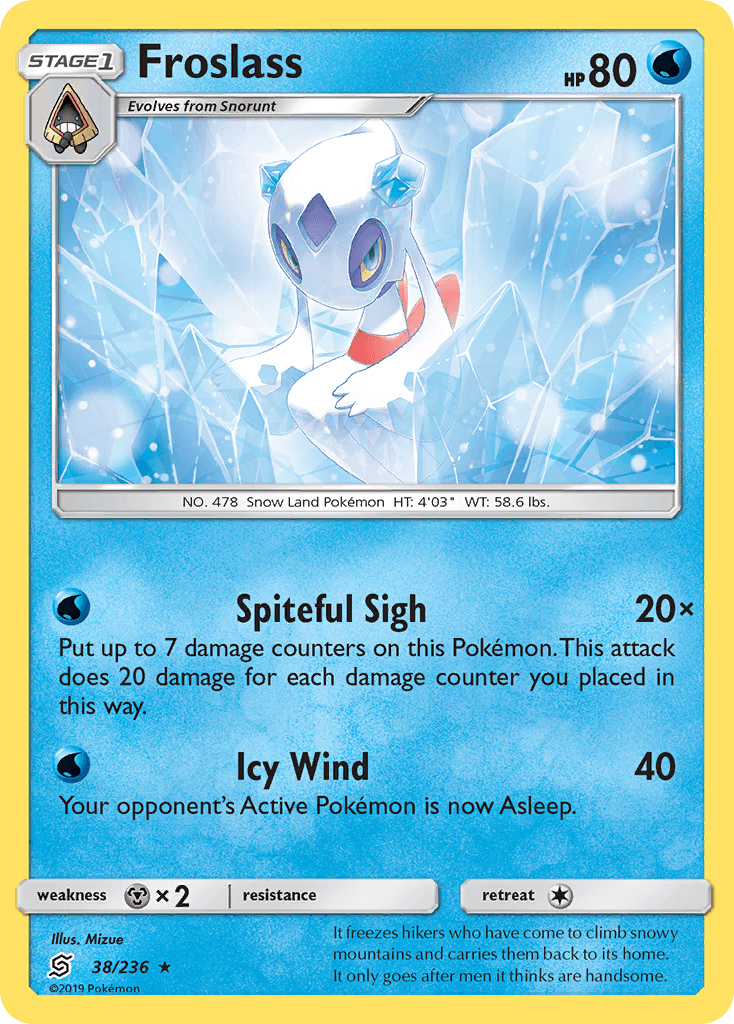 Froslass Unified Minds card