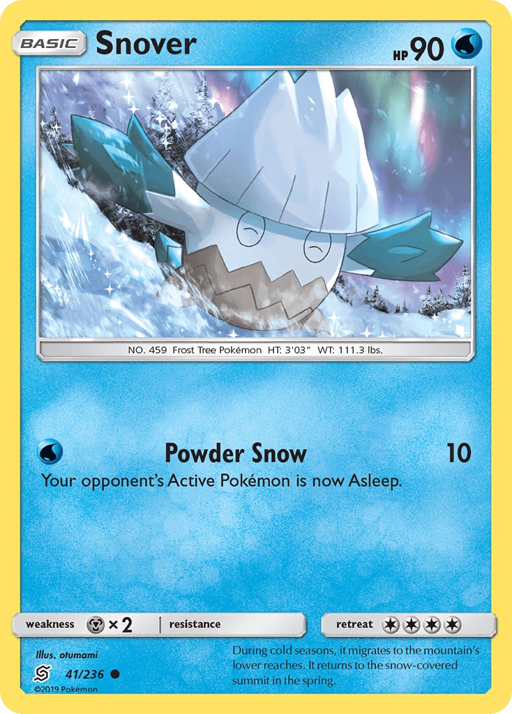 Snover 寶可夢 card