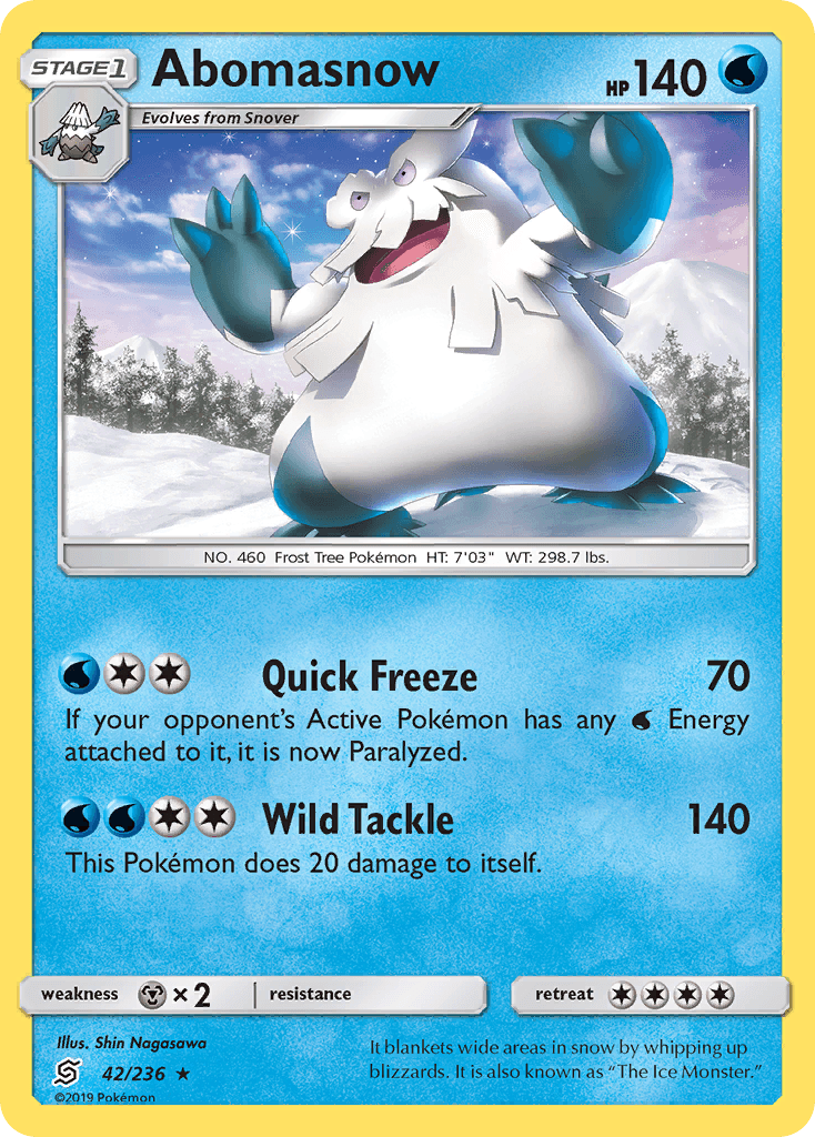Abomasnow 寶可夢 card