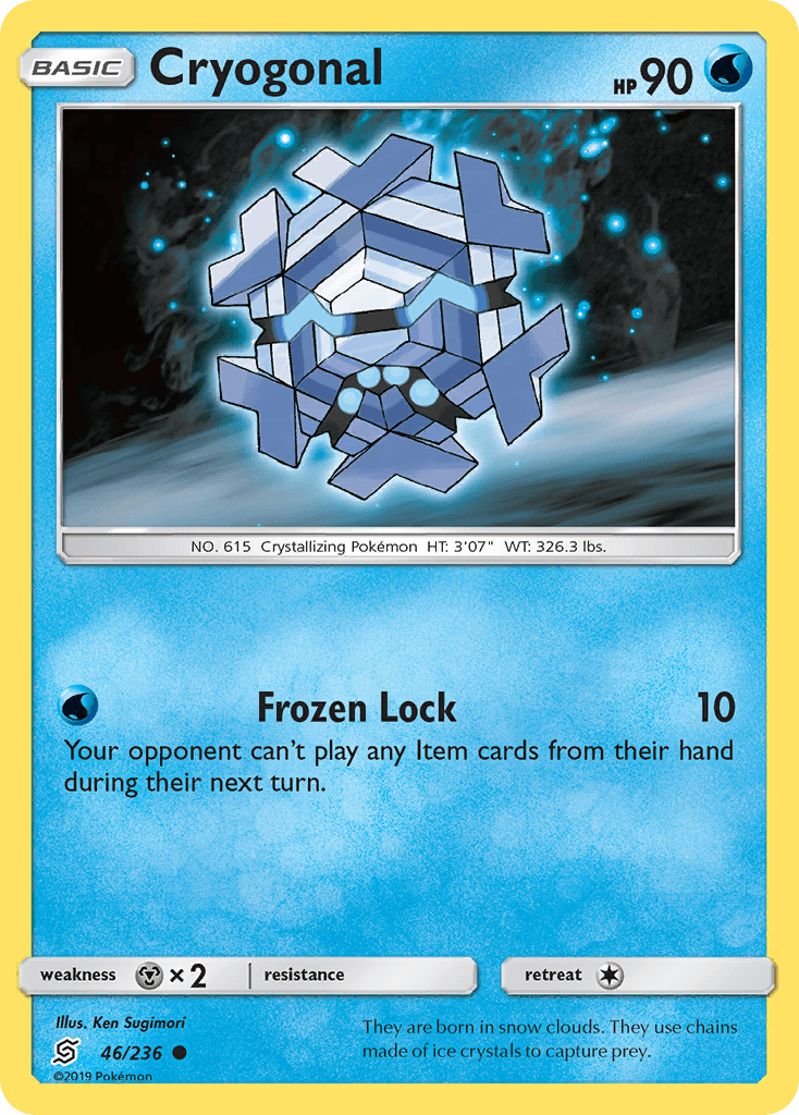 Cryogonal 寶可夢 card