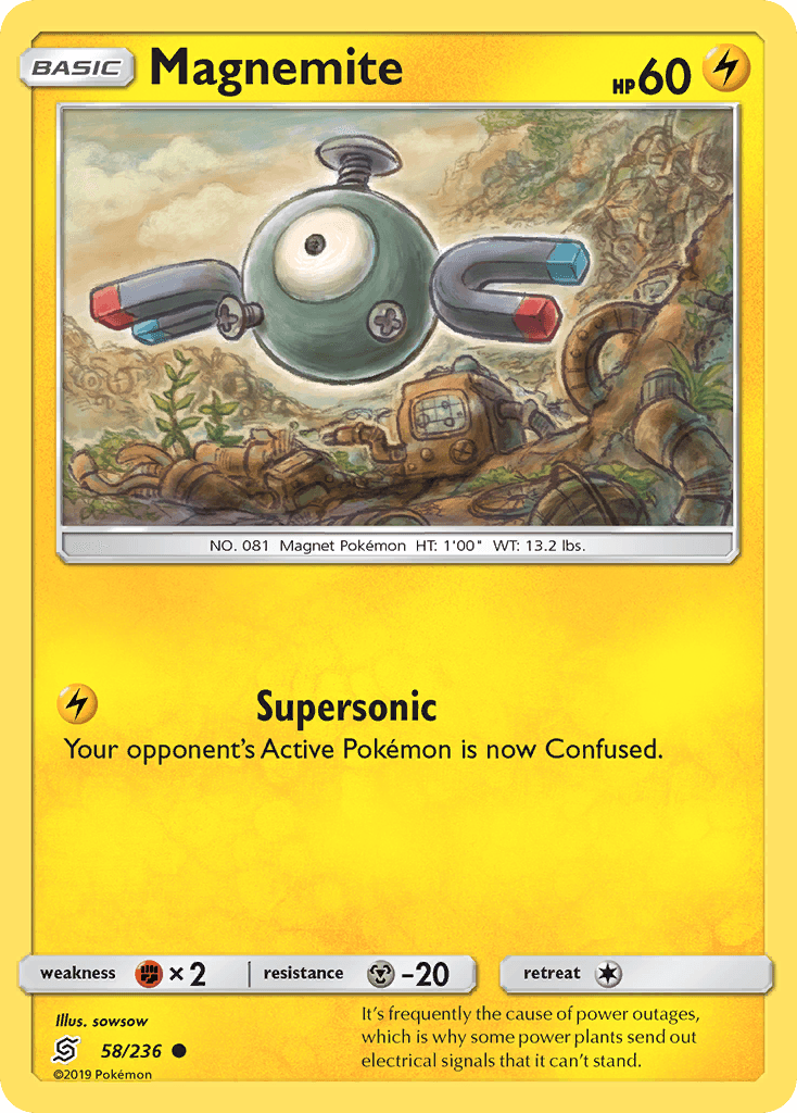 Magnemite Unified Minds card