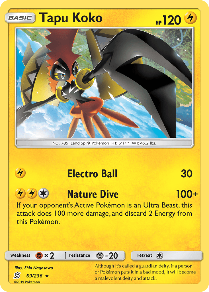Tapu Koko Unified Minds card