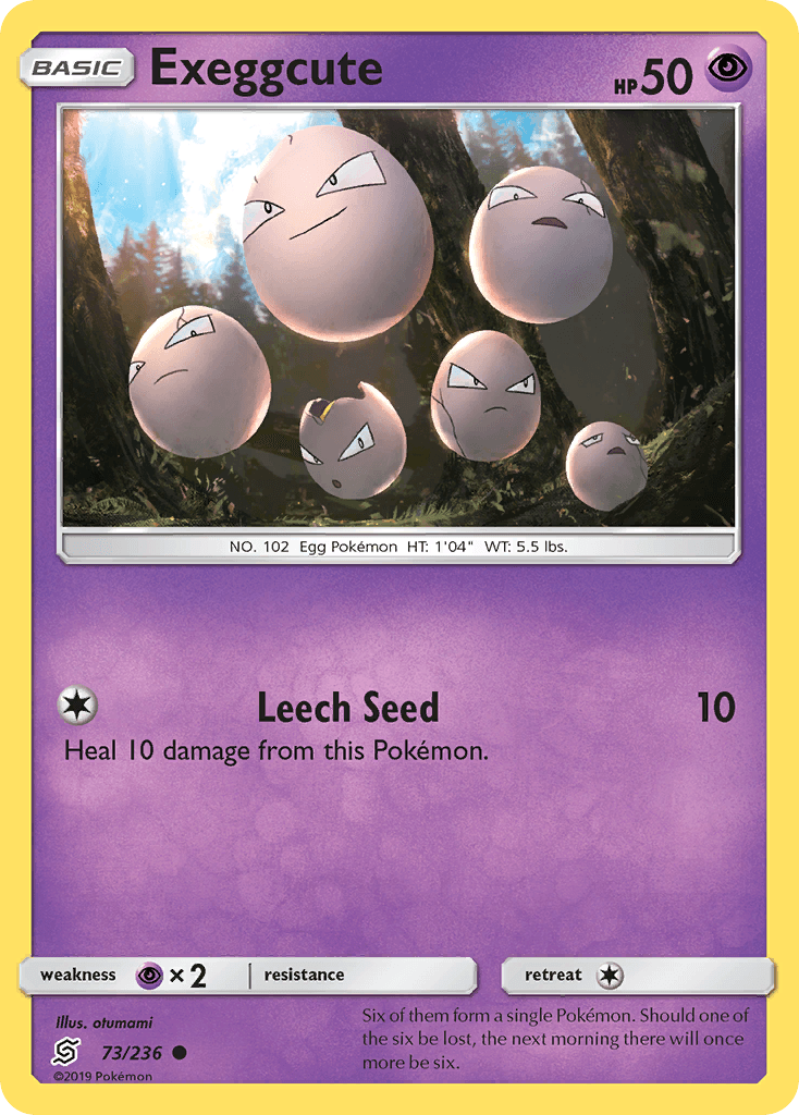 Exeggcute Unified Minds card