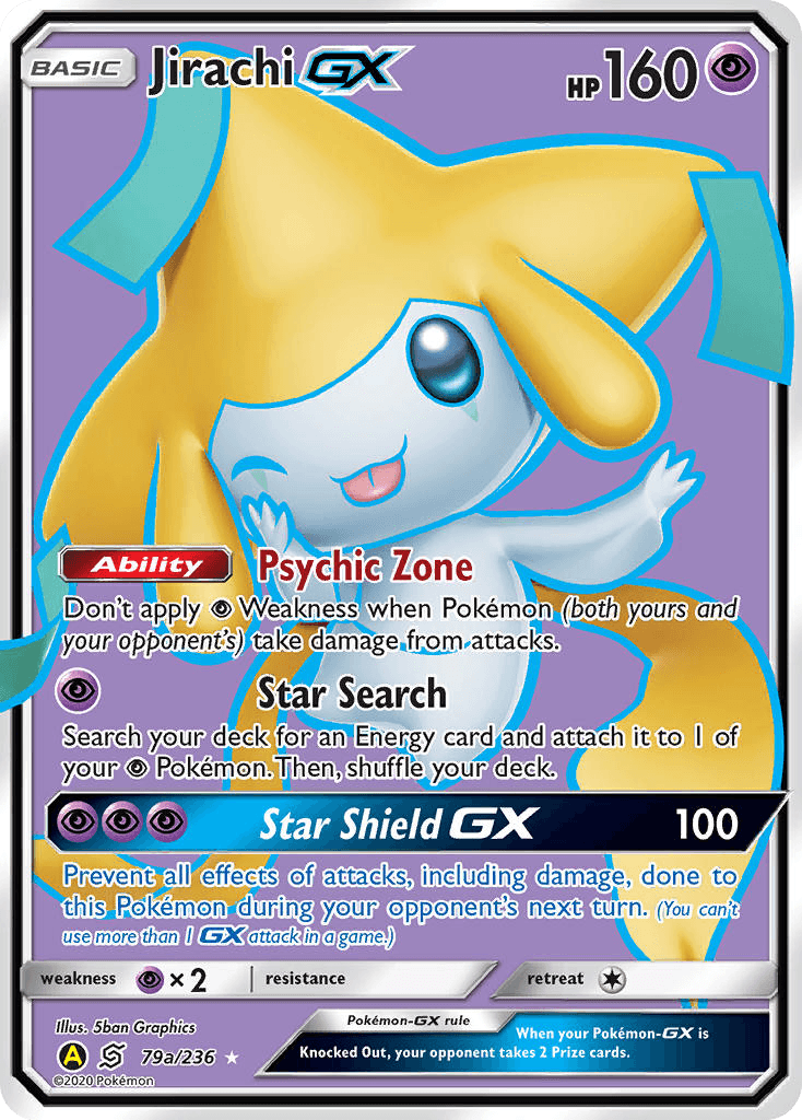 Jirachi-GX Unified Minds card
