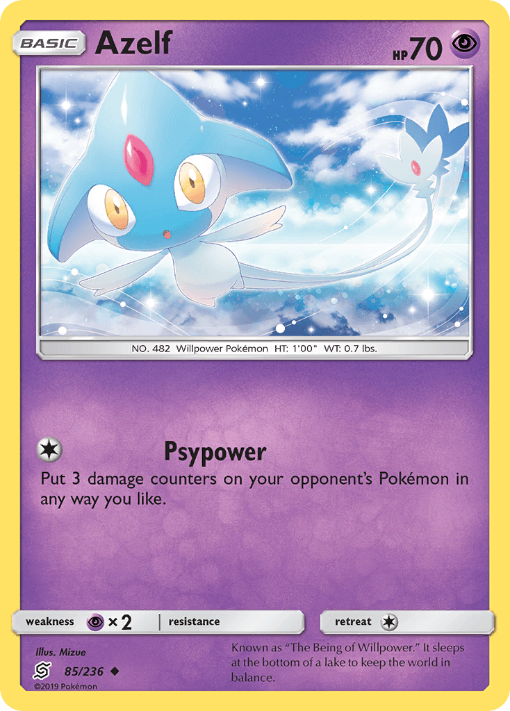 Azelf Unified Minds card