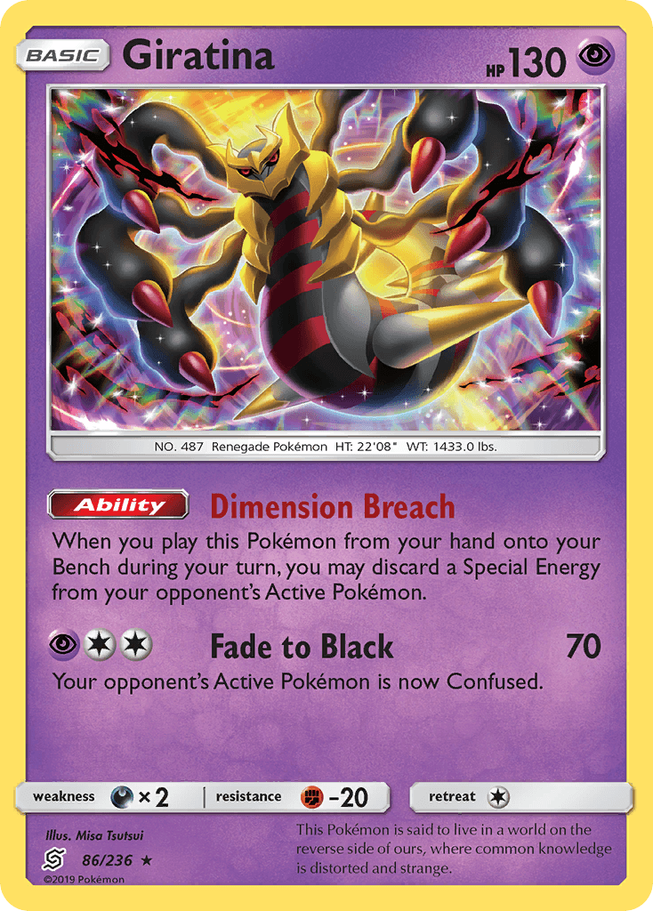 Giratina Unified Minds card