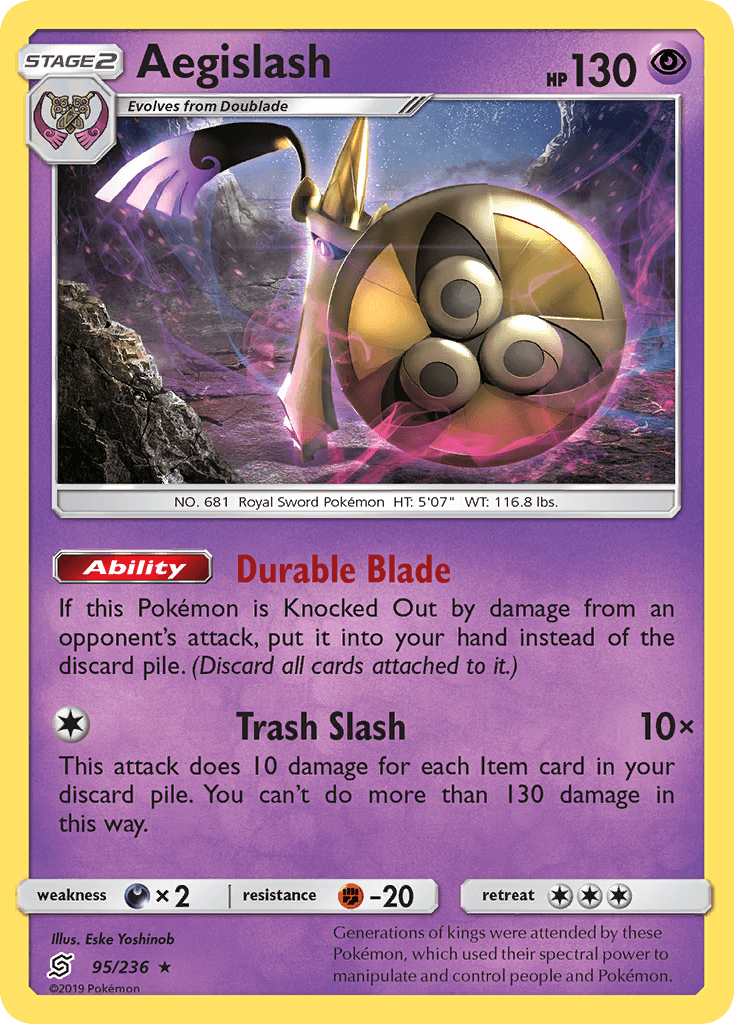 Aegislash Unified Minds card