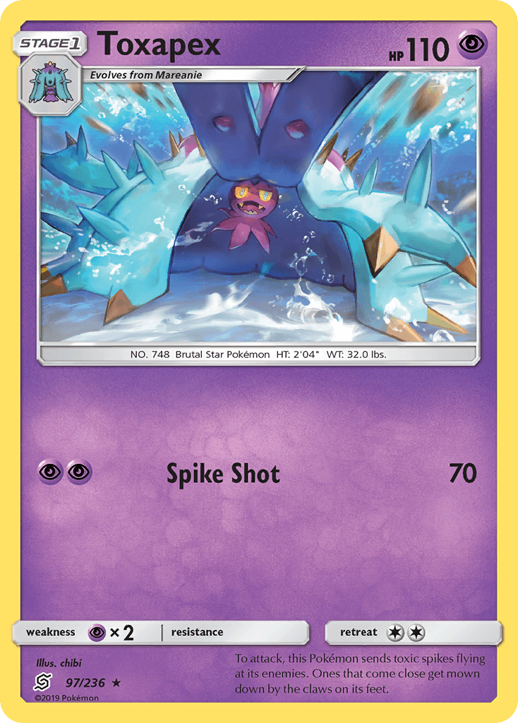 Toxapex 宝可梦 card