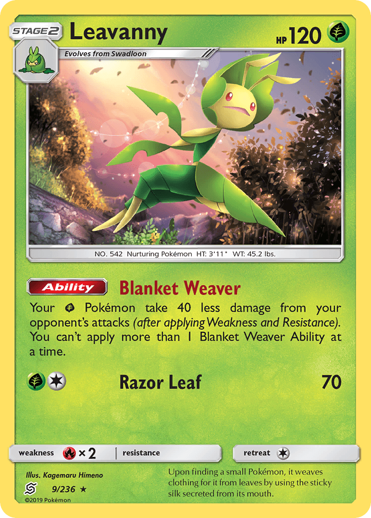 Leavanny Unified Minds card