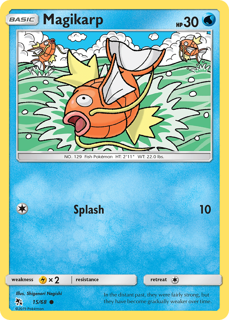 Magikarp Hidden Fates card
