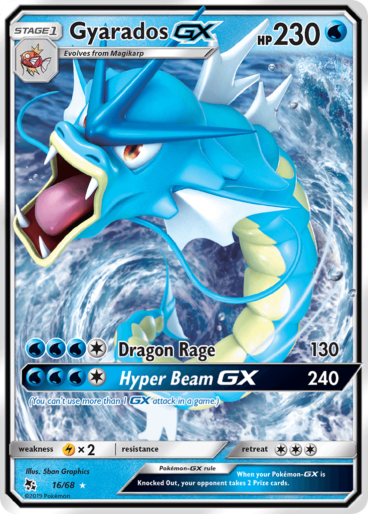 Gyarados-GX Hidden Fates card