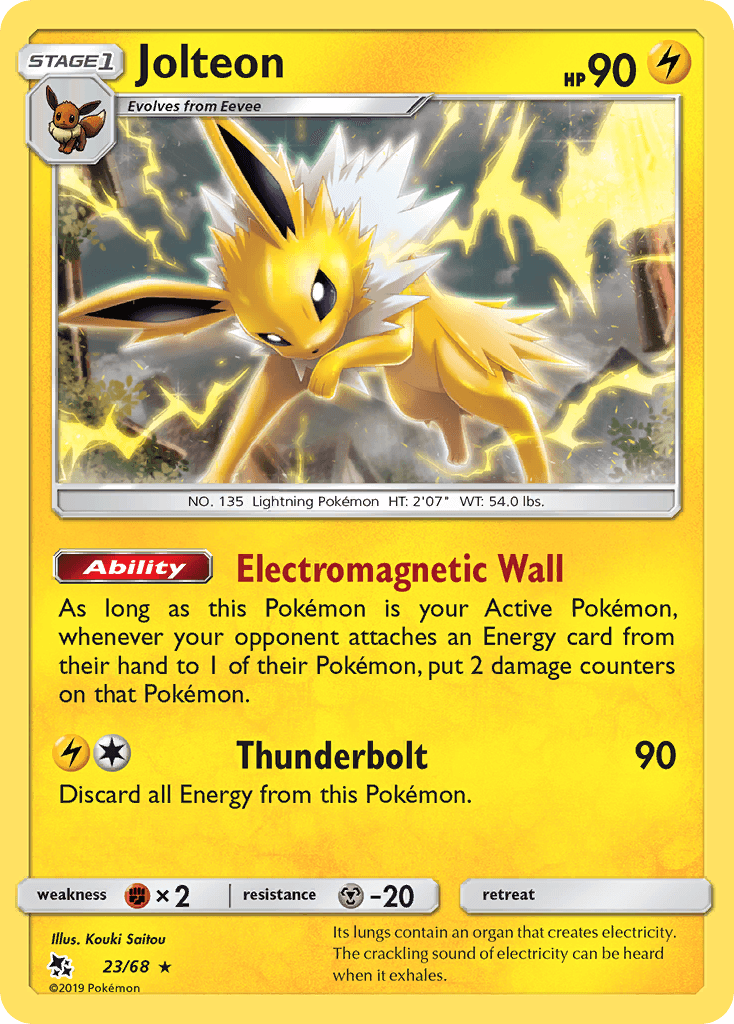 Jolteon Hidden Fates card