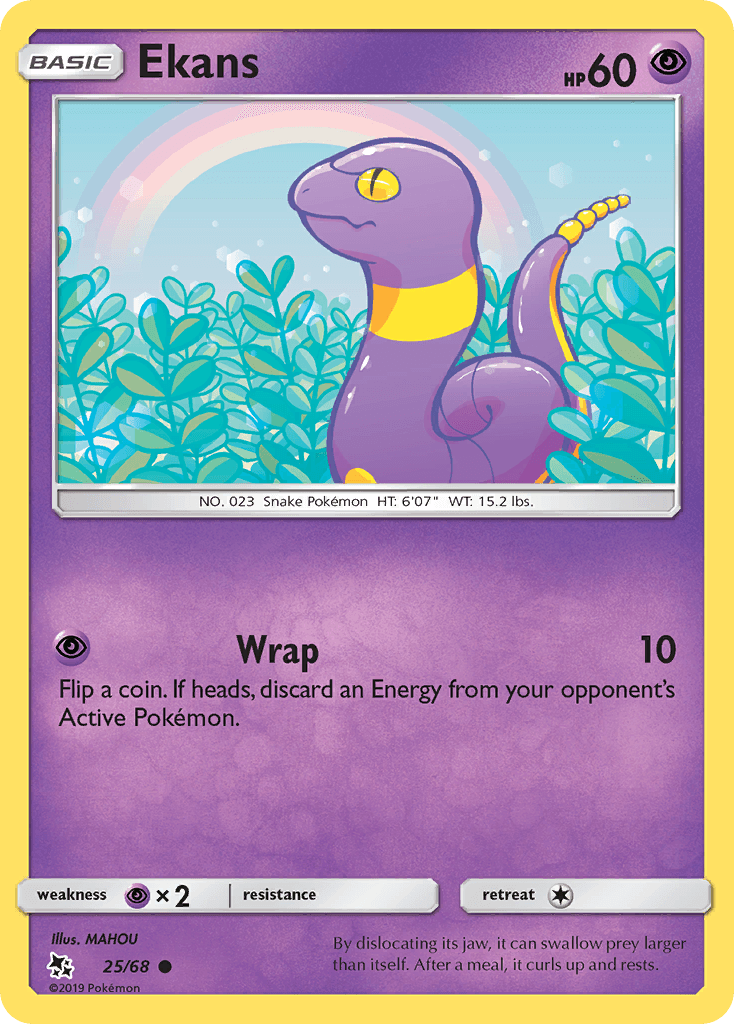 Ekans Hidden Fates card
