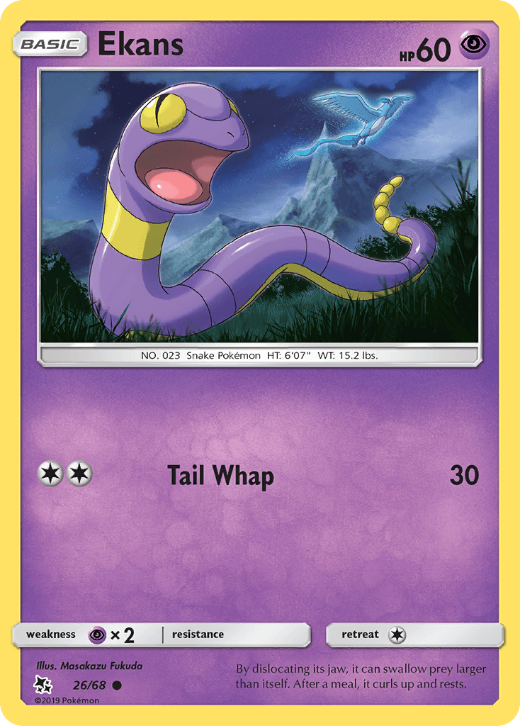Ekans Hidden Fates card