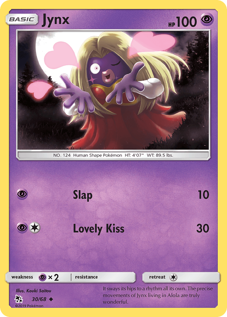 Jynx Hidden Fates card