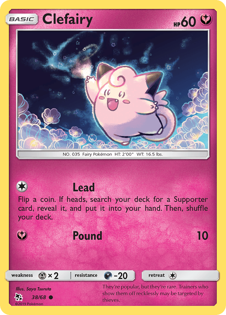 Clefairy Hidden Fates card