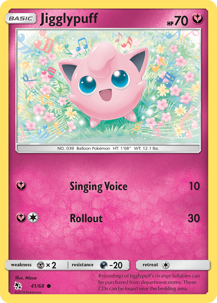 Jigglypuff Hidden Fates card