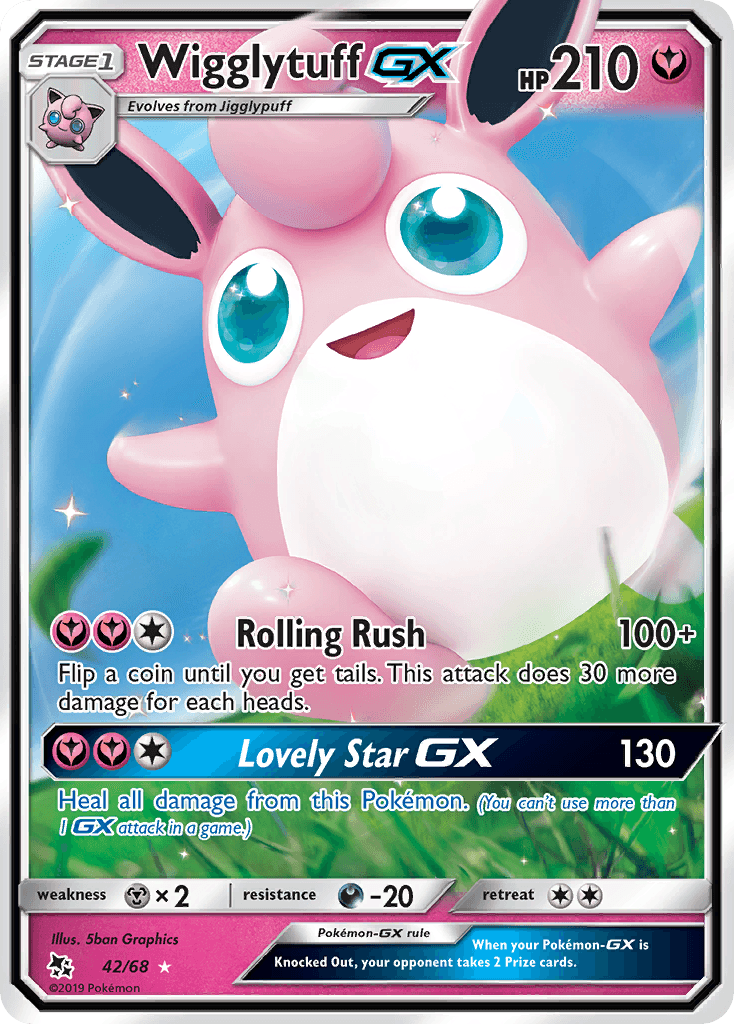 Wigglytuff-GX Hidden Fates card