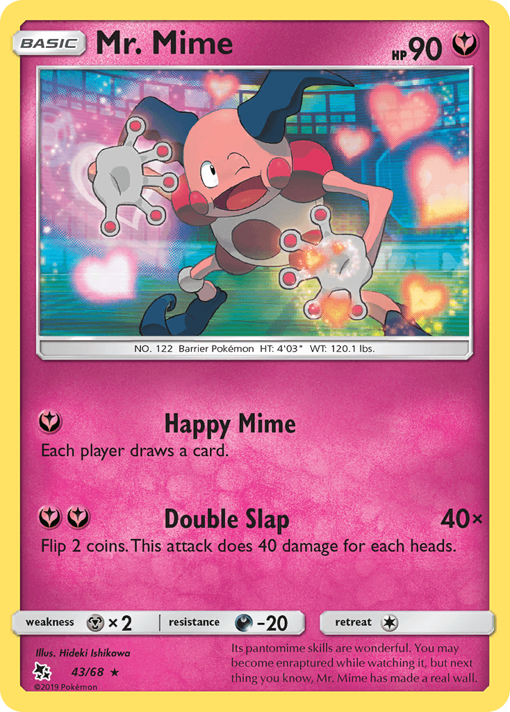 Mr. Mime Hidden Fates card