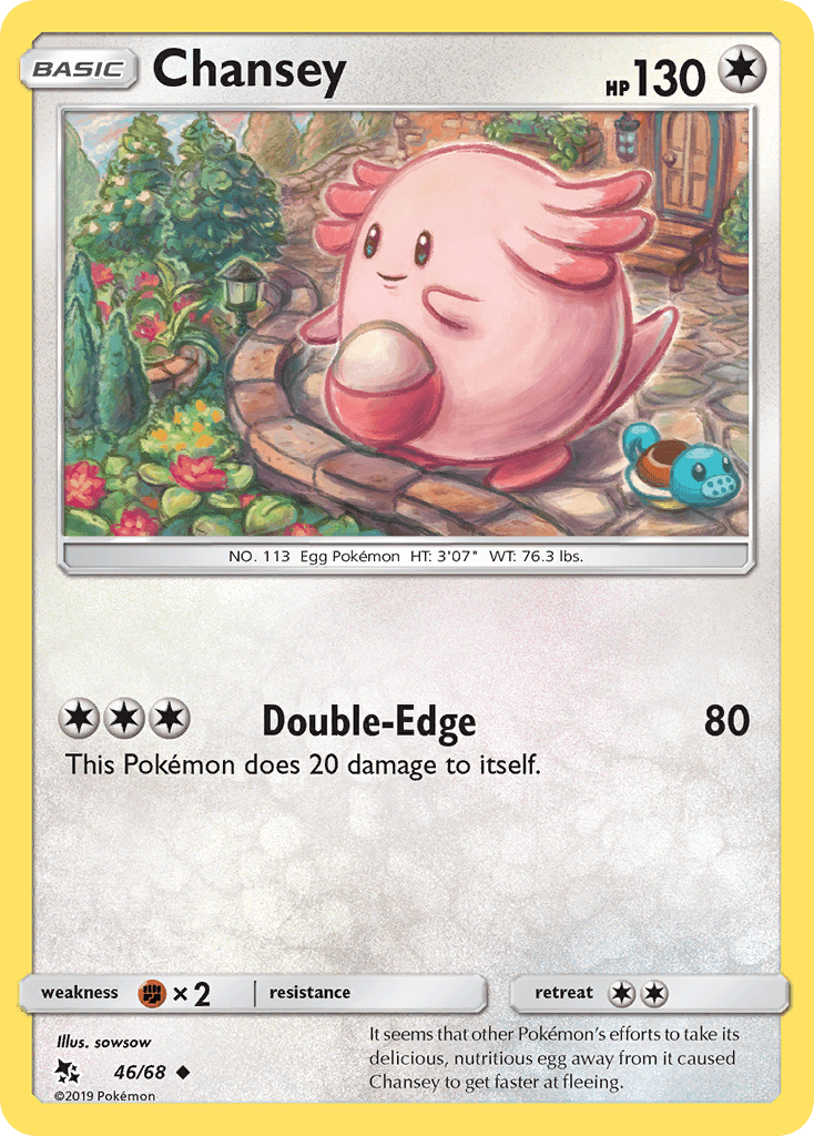 Chansey Hidden Fates card