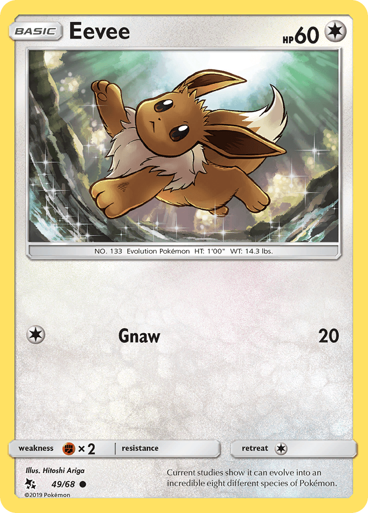 Eevee Hidden Fates card