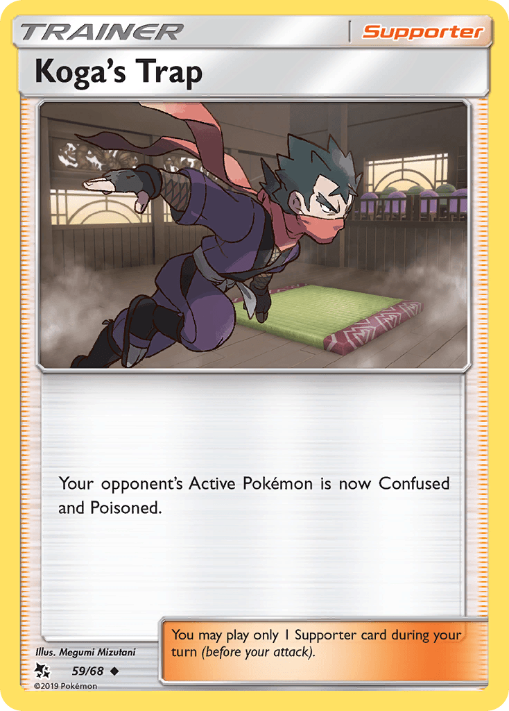 Koga's Trap Hidden Fates card