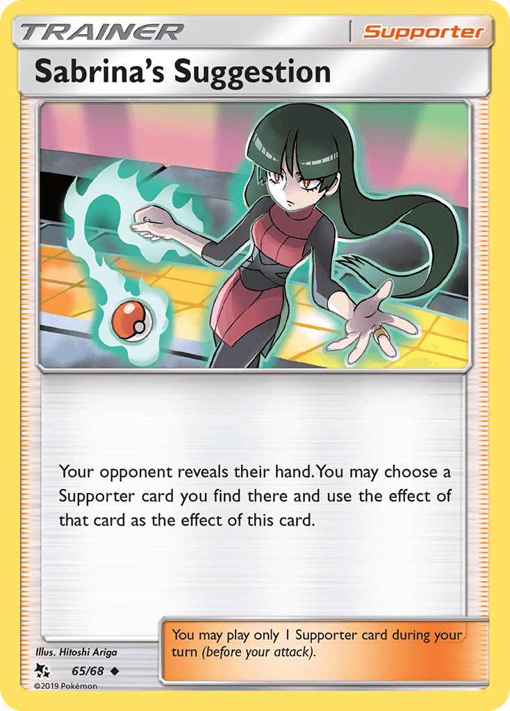Sabrina's Suggestion Hidden Fates card