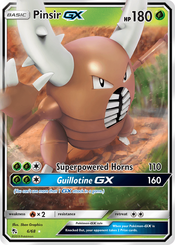 Pinsir-GX Hidden Fates card