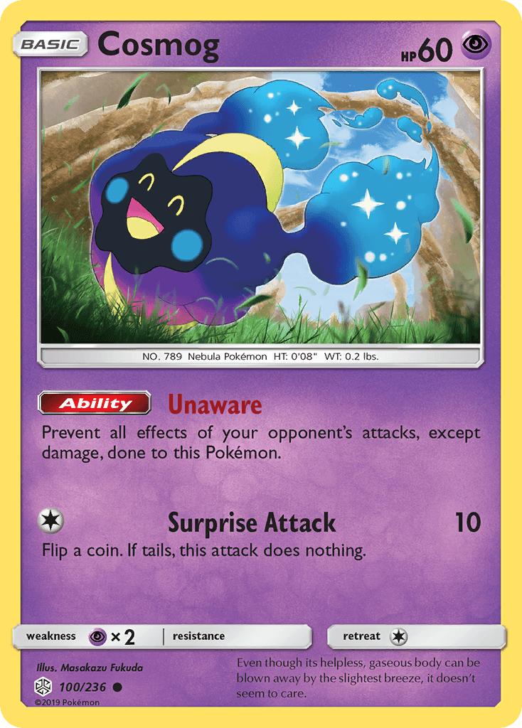Cosmog Cosmic Eclipse card