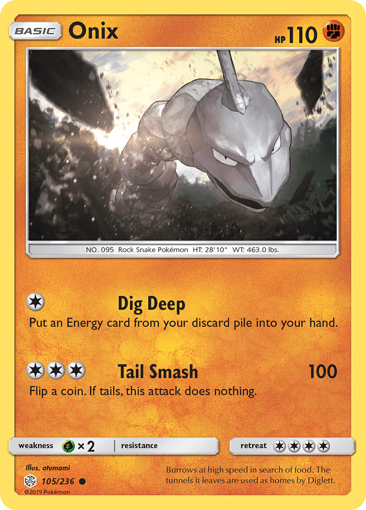 Onix Cosmic Eclipse card