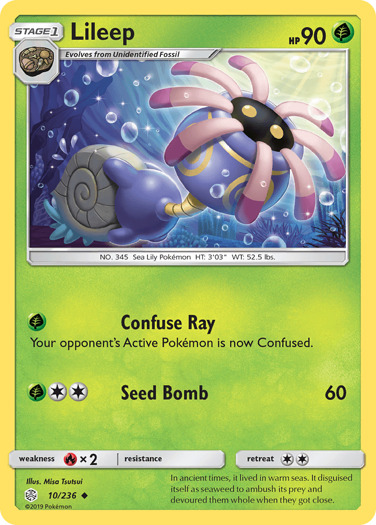 Lileep Cosmic Eclipse card
