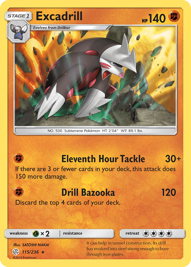 Excadrill Cosmic Eclipse card