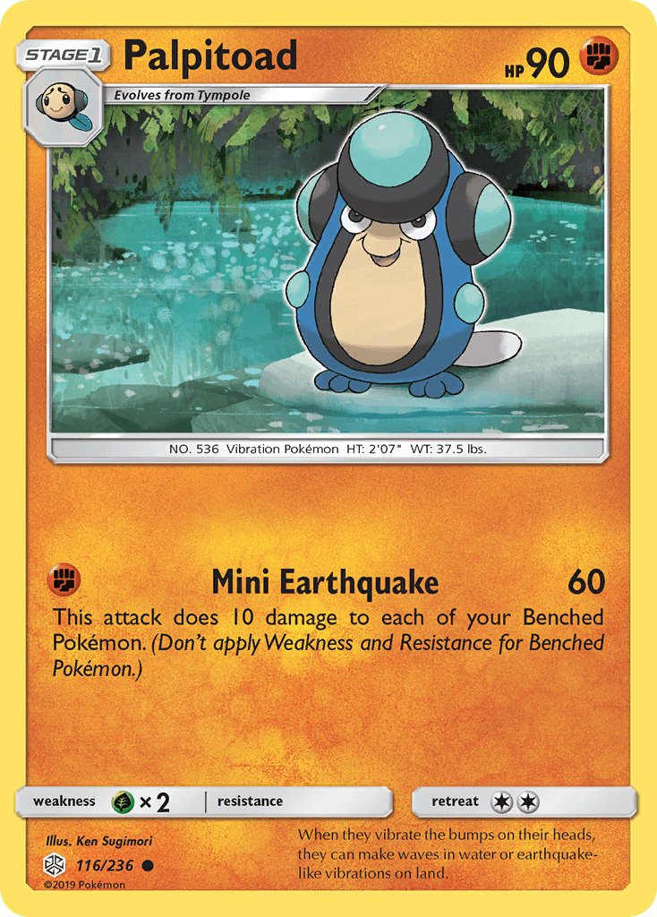 Palpitoad 寶可夢 card
