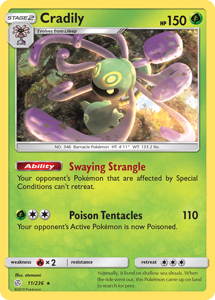 Cradily Cosmic Eclipse card