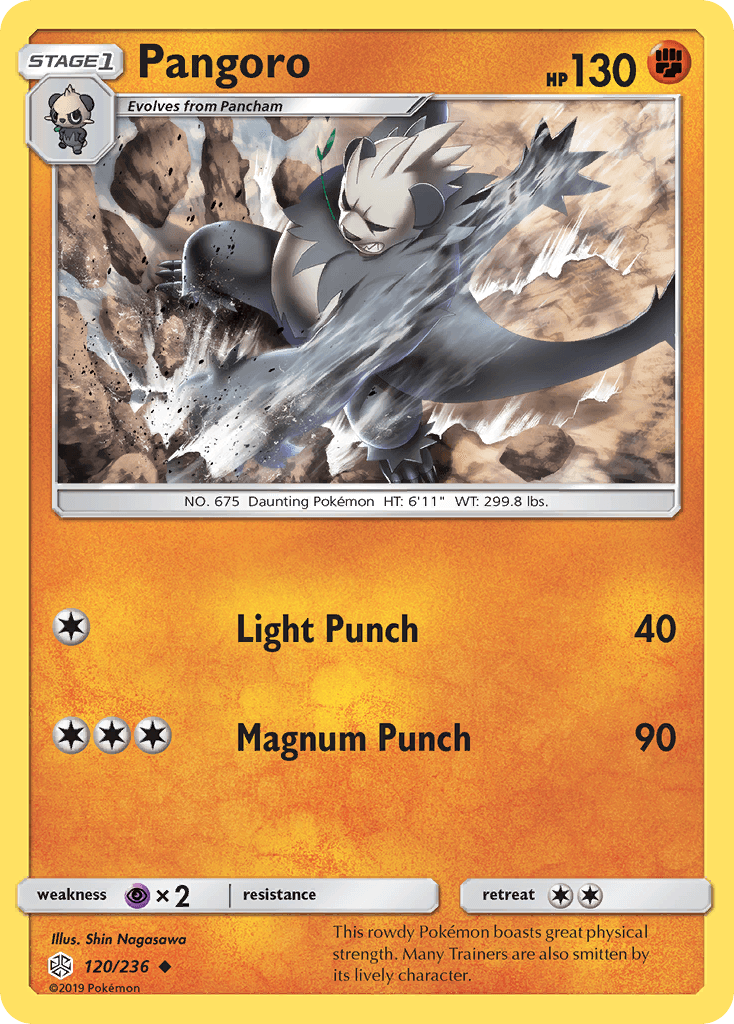 Pangoro Cosmic Eclipse card