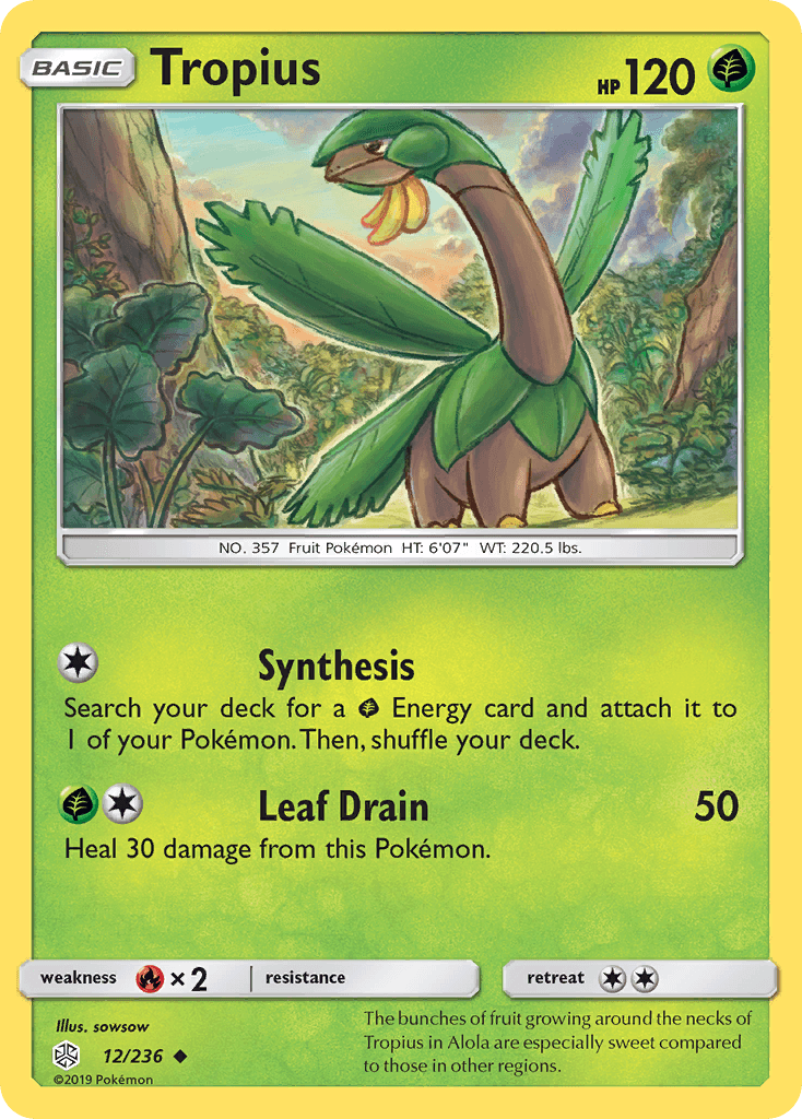 Tropius Cosmic Eclipse card