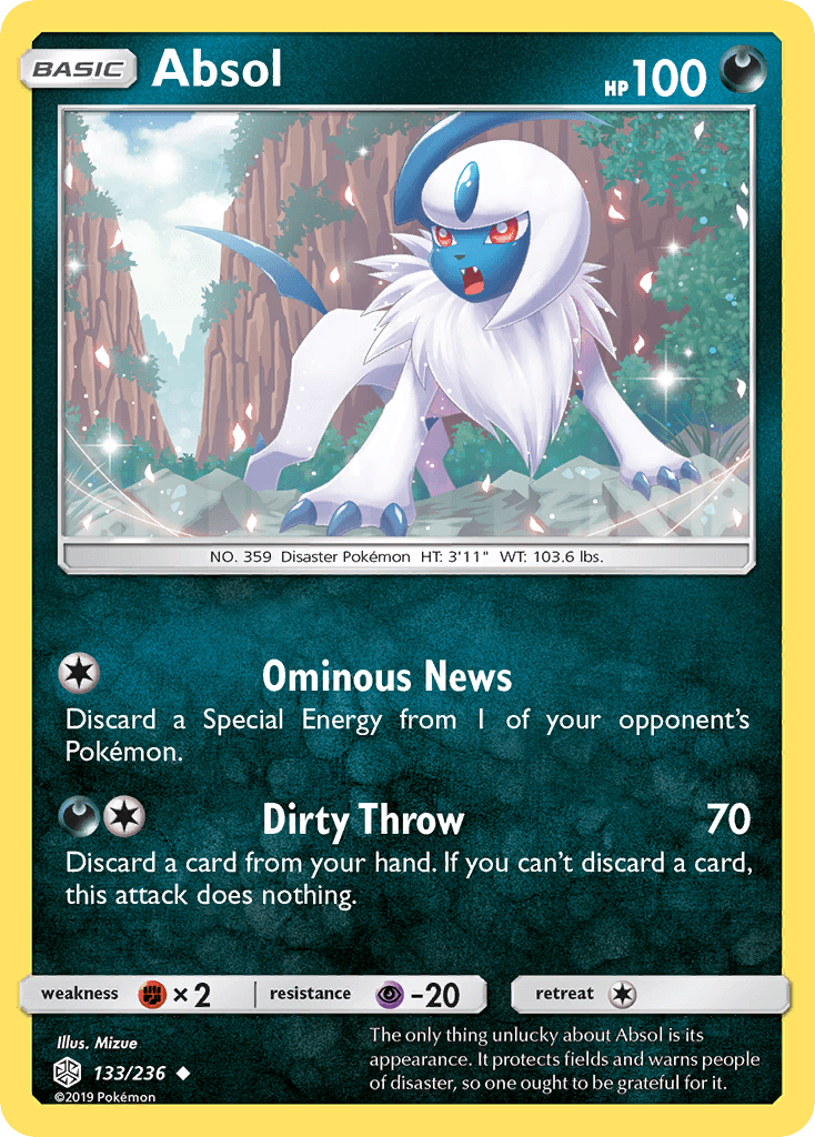 Absol Cosmic Eclipse card