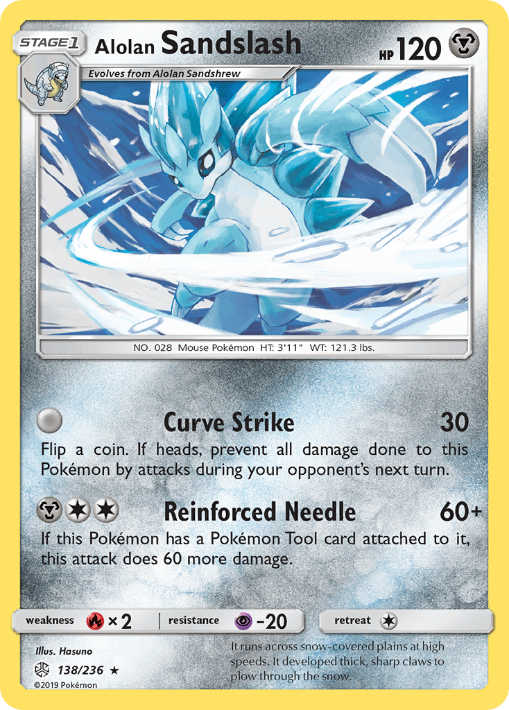 Alolan Sandslash Cosmic Eclipse card