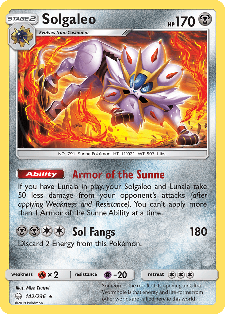 Solgaleo Cosmic Eclipse card