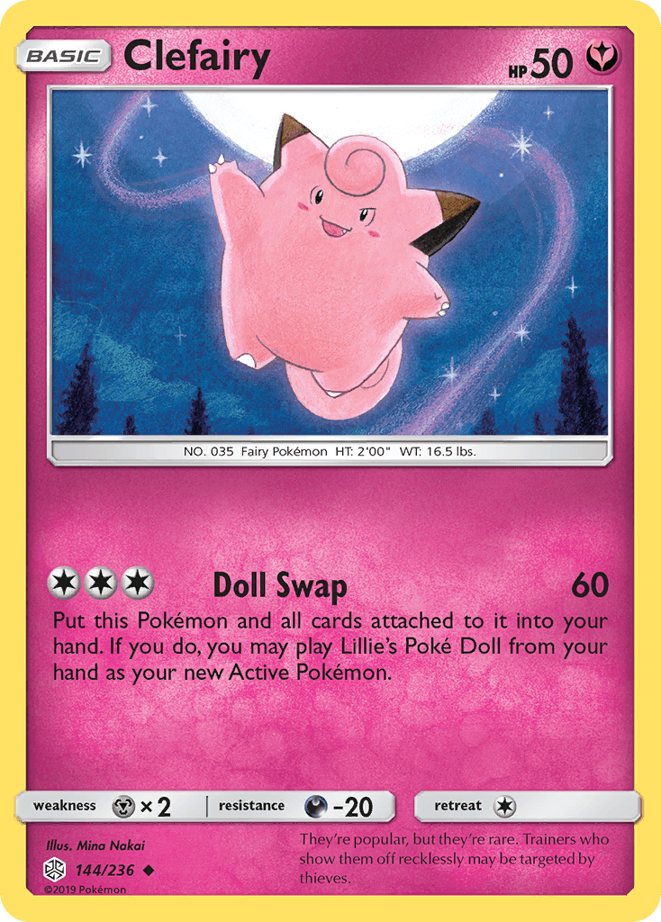 Clefairy Cosmic Eclipse card