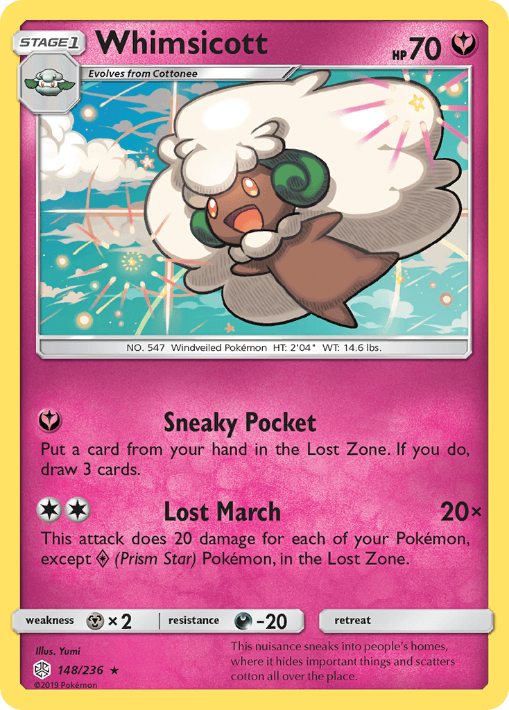 Whimsicott 寶可夢 card